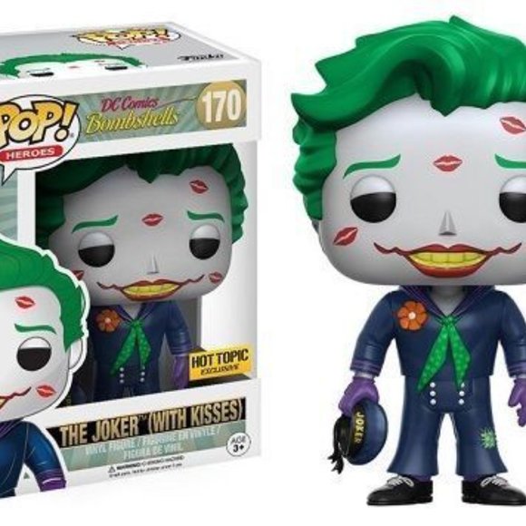 Funko POP! Heroes: DC Comics Bombshells - The Joker (With Kisses) - Picture 3 of 5
